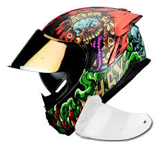 CASCO OBSIDIAN MICTLAN NEGRO ROJO BRILLO